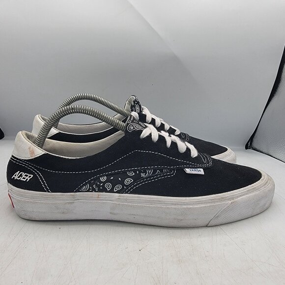 Vans Acer Ni SP Bandana Mens 9 Black Sneaker Shoes Casual Walking Skating - Picture 13 of 13